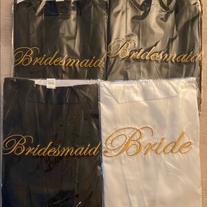 Bridesmaid and Bride Robes Set